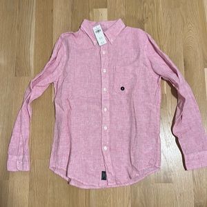 Abercrombie Small Pink Linen Shirt NWT